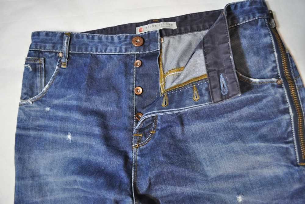 RIVER ISLAND ANTY FIT 98cm 36/32 męskie spodnie jeansowe s3v