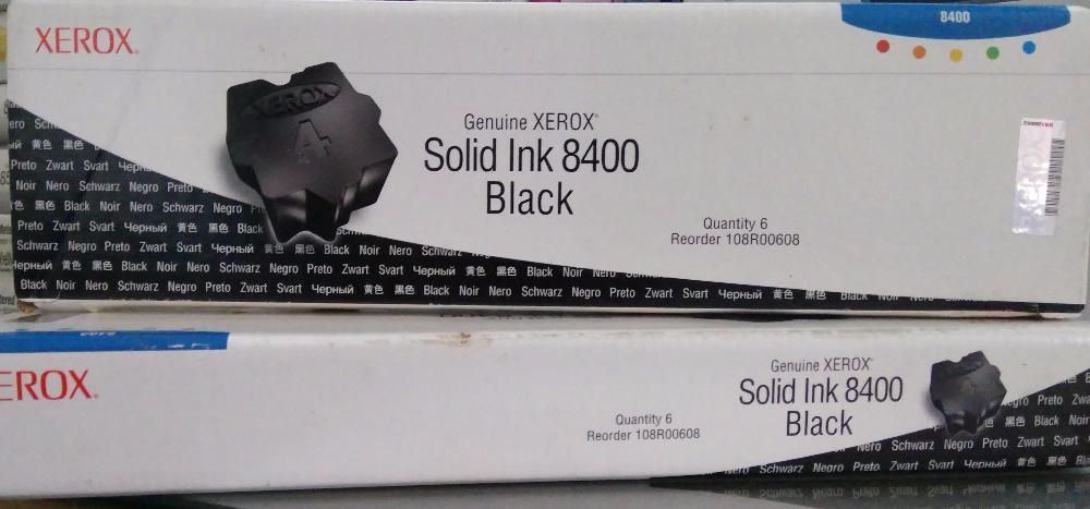 Xerox Cera Preto 8400 Caixa 6 Sticks