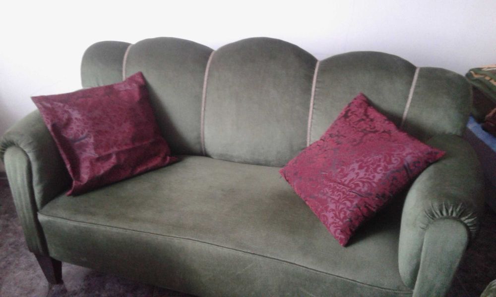 Kpl.kanapa i fotele art.deco tzw.zestaw klubowy