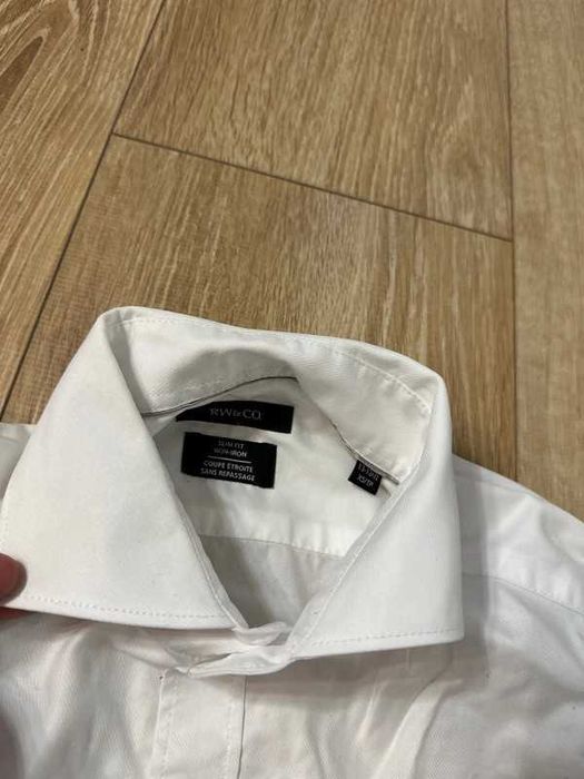 Biała męska koszula RW&CO