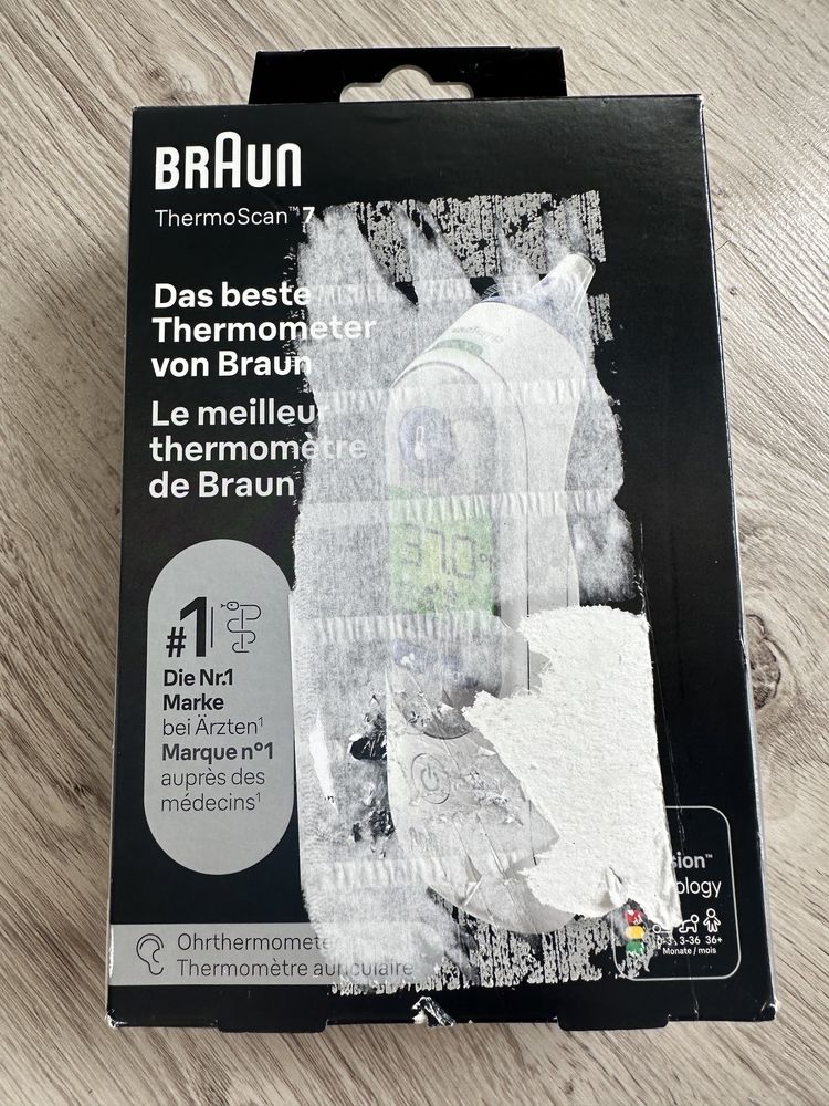 Braun termometr do ucha