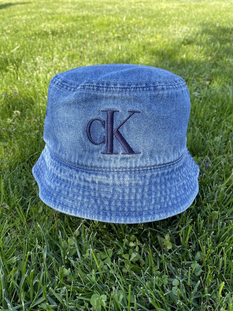 Новая шапка - панама calvin klein (ck Denim Logo Bucket Hat)с Америки