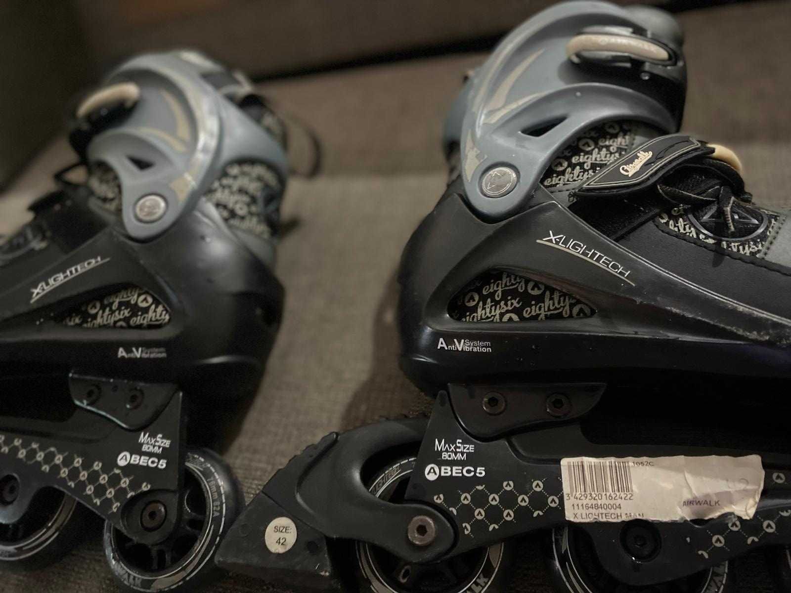 Patins em Linha x- lightech abec 5  42 (COMO NOVOS)