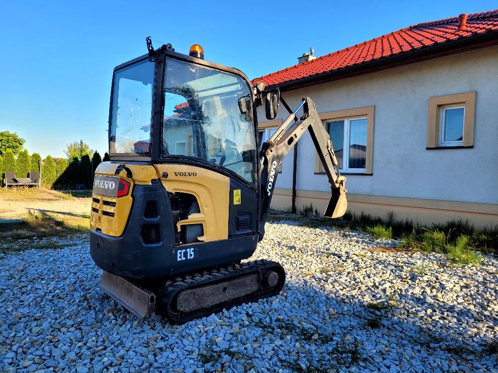 Minikoparka***Volvo EC15C***W Bardzo Dobrym Stanie**1.6 T**2-łyżki**