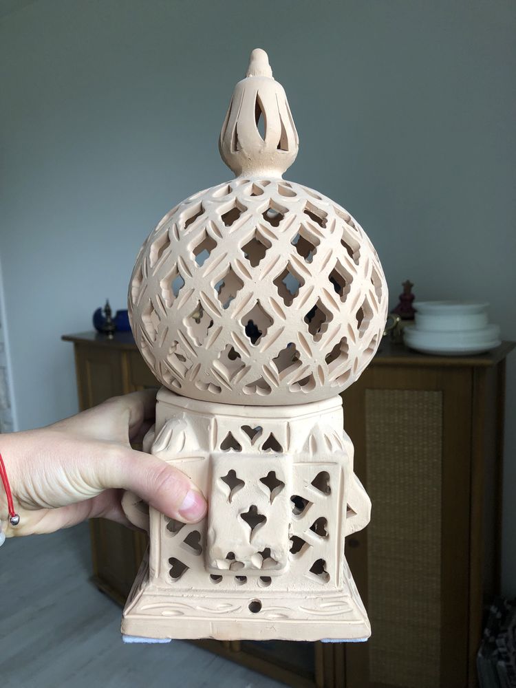 Świecznik orientalny maroko ażurowy handmade