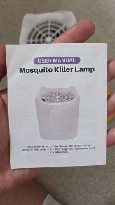 Lampa przeciw komarom, łapka elektroniczna