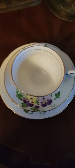 Trio sygnowane porcelana