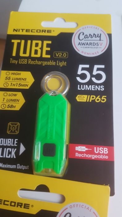 Latarka Nitecore TUBE V 2.0 55 lumenów IP 65