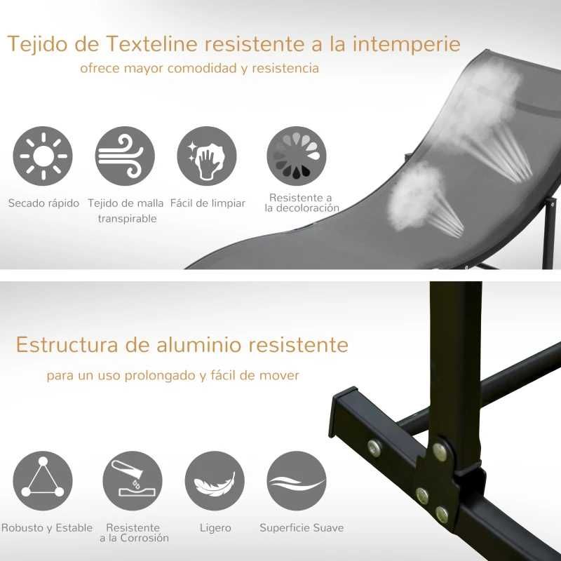 NOVAS conjunto de 2 espreguiçadeiras ergonómicas - 3 Cores disponíveis