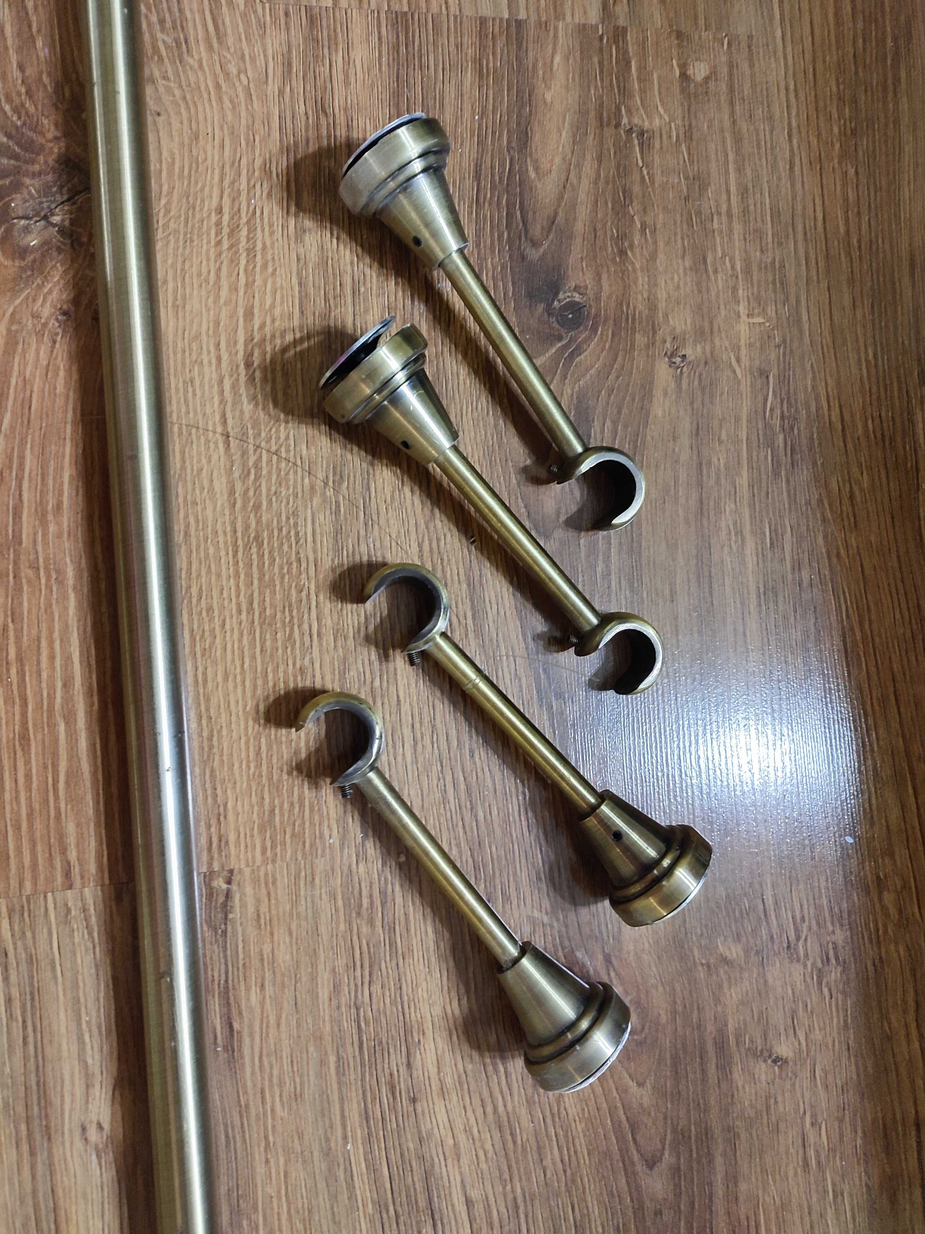 Karnisz kolor brązowy 1 x 400 cm lub 2 x 200 cm