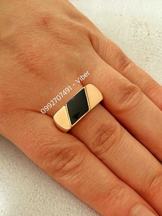 Позолочена Чоловіча Печатка "Орнамент" (Різні Моделі). Позолота