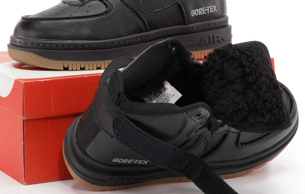 Зимові Чоловічі Кросівки Nike Air Force 1 Luxe Gore-Tex 41-45( Хутро)