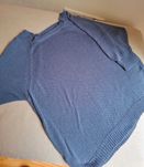 Camisola de algodão azul meia estação lindíssima