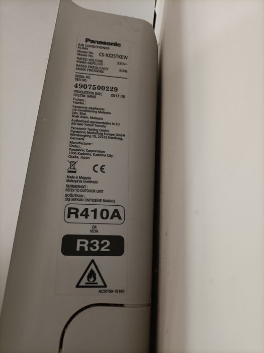 Panasonic klimatyzacja z funkcją grzania jednostka zewnętrzna i 5 wewn