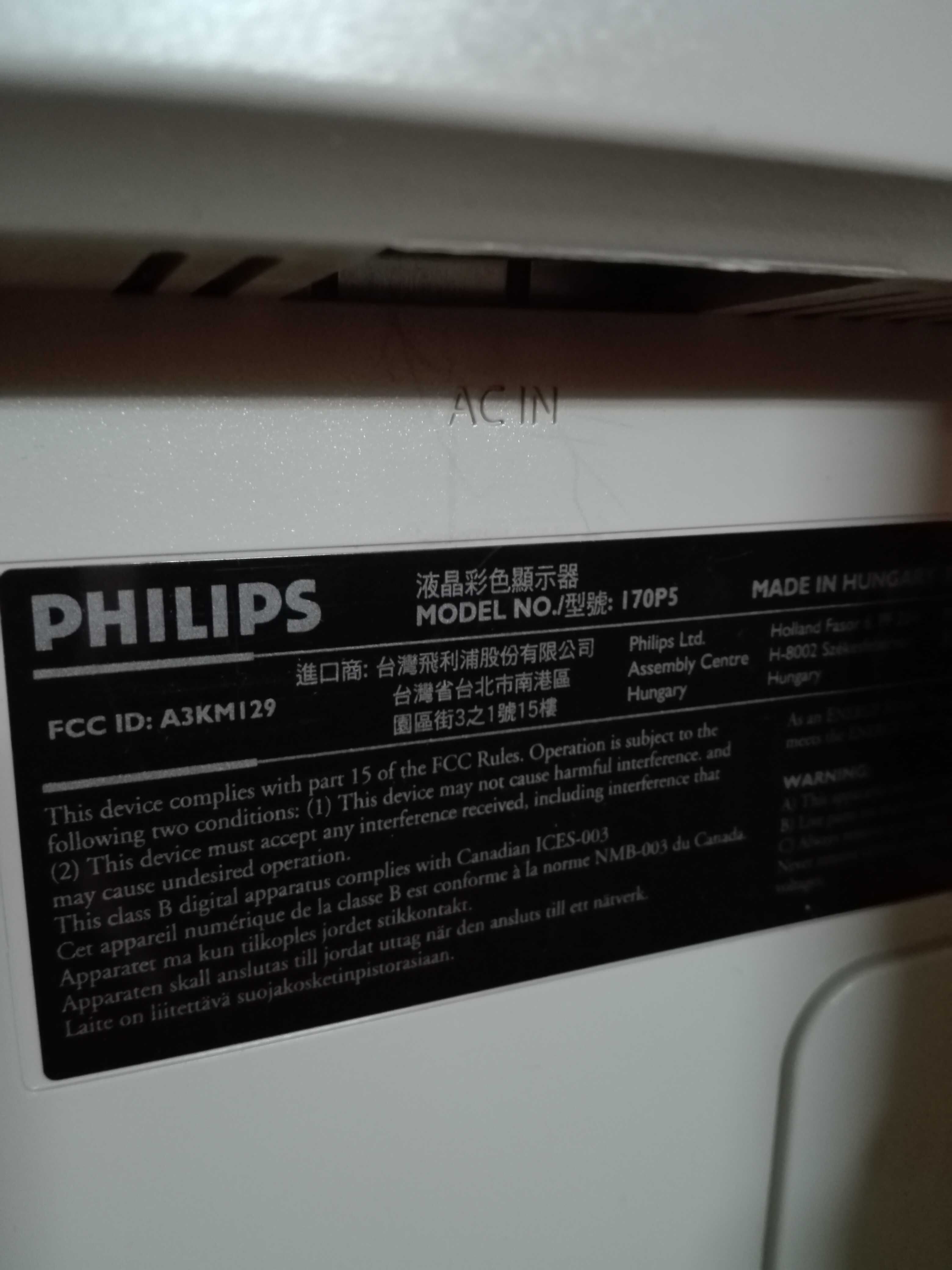 Monitor Philips 17 cali