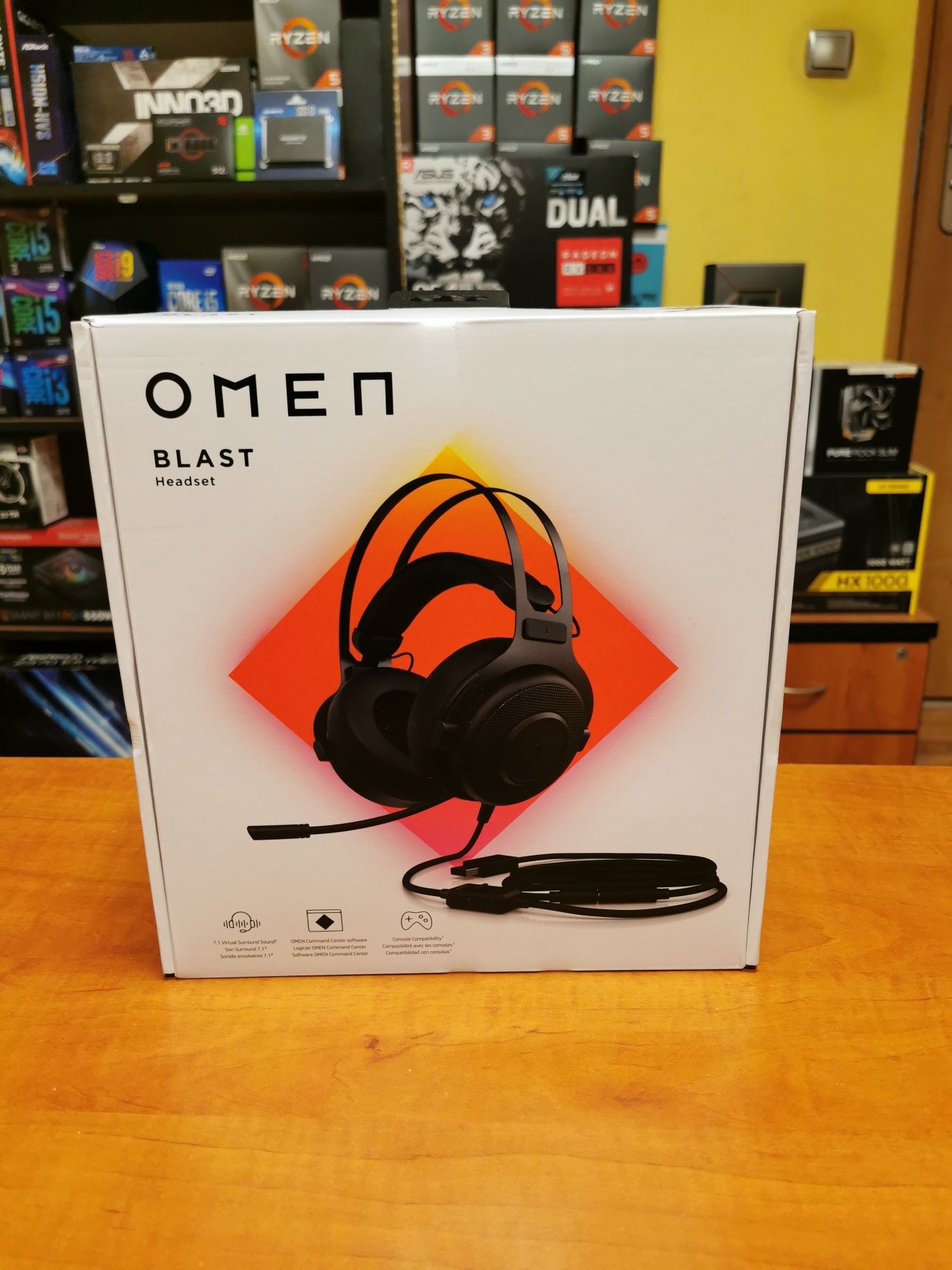 OKAZJA! 50% ceny ! NOWE słuchawki gamingowe HP OMEN BLAST