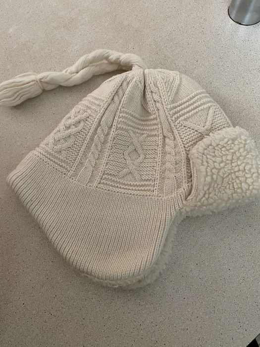 Шапка белая для девочек