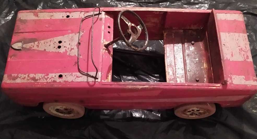 Auto metalowe na pedały Łada Moskwicz Klasyk Retro z PRL Azak Okazja
