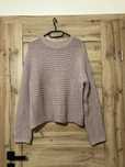 Sweter damski gruby splot