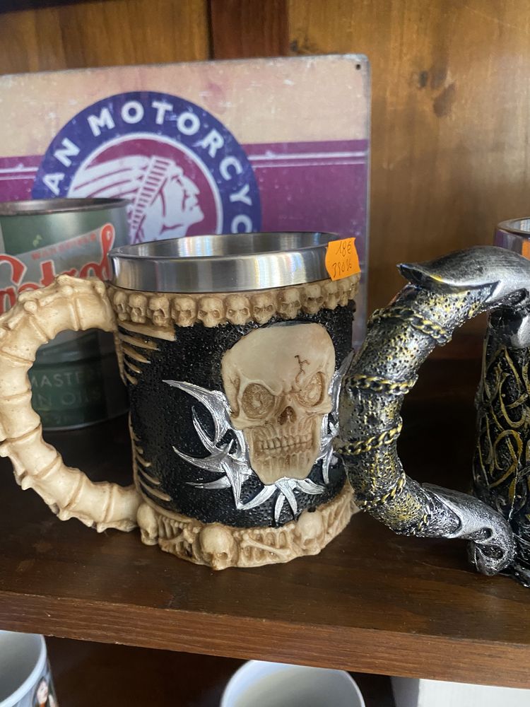 Copos decoraçao bar cerveja gotico motarf