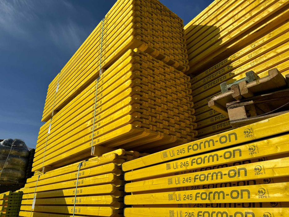 Stemple Dźwigary Sklejki Korony Żabki Podpory Szalunek Ścienny Stopa