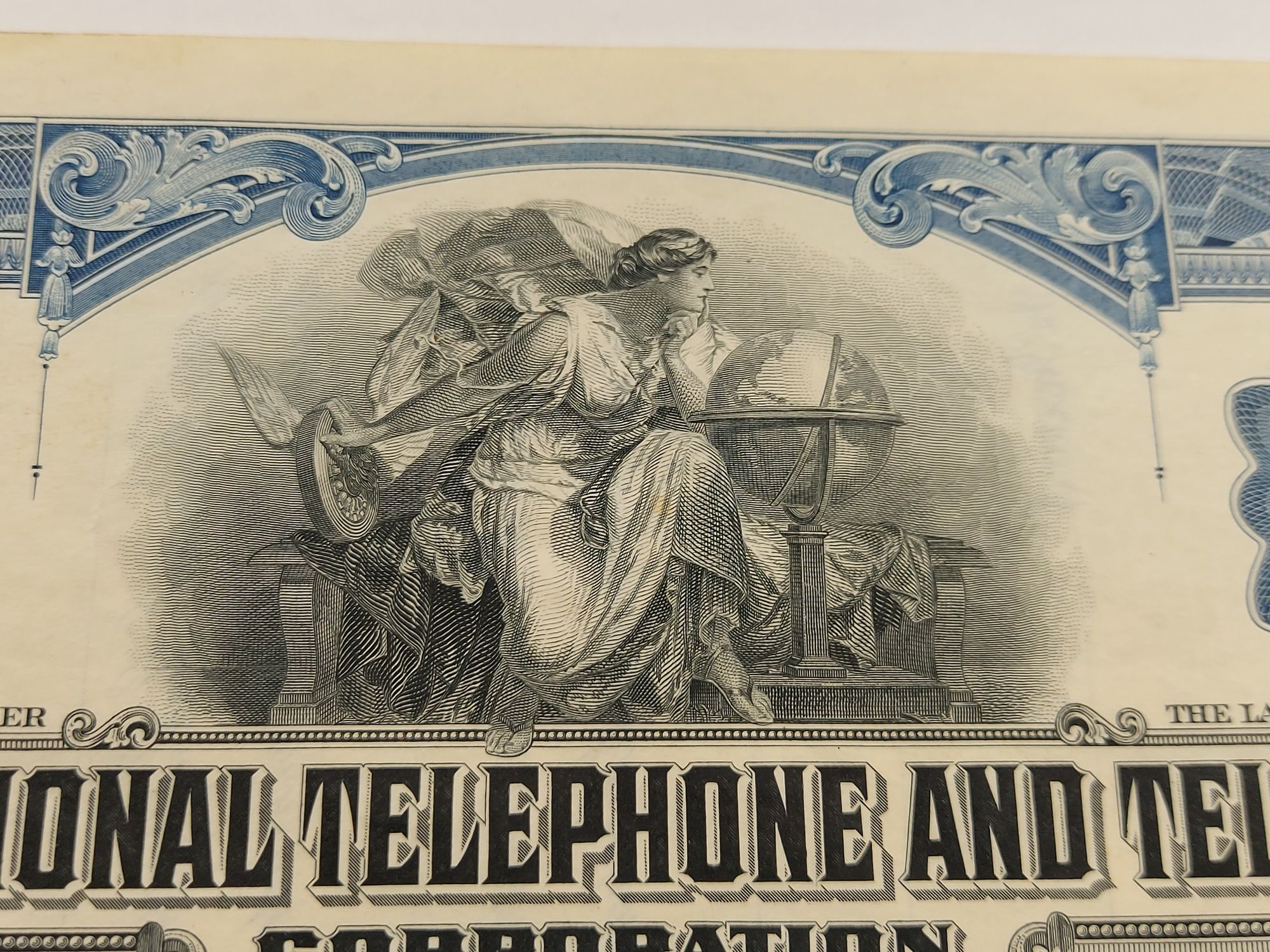 Stare Akcje International Telephone and Telegraph lata 50 Grafika USA