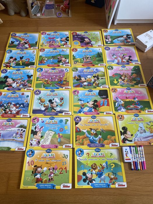 Colecçao completa 22 livros Disney Junior “a Casa do Mickey Mouse”