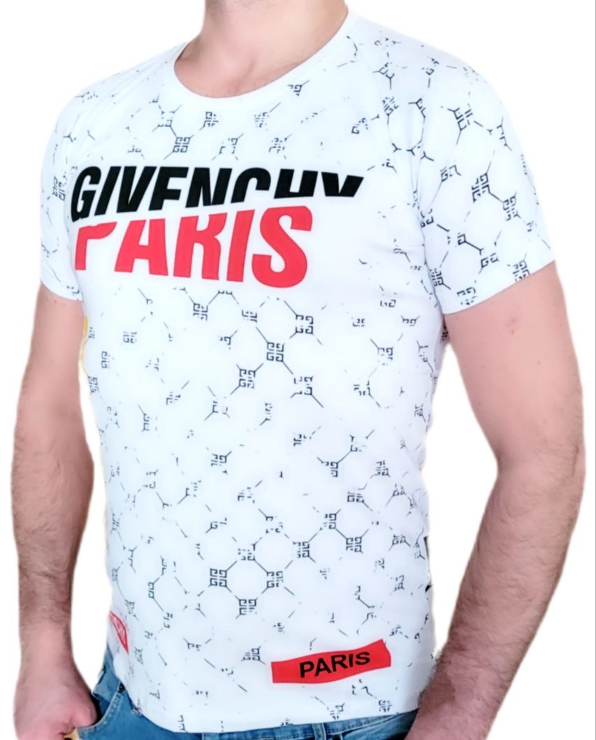 Koszulka T-Shirt Givenchy Paris  z nadrukiem