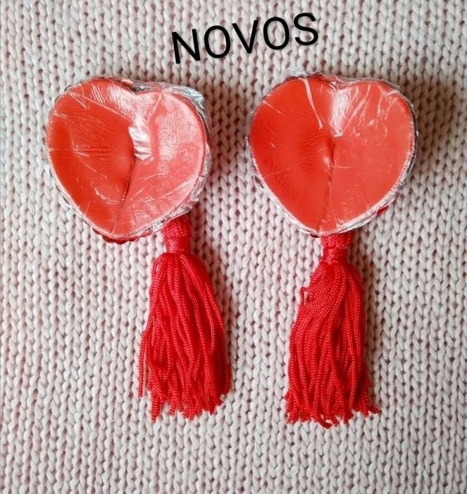 Red Boob Tassels NOVOS