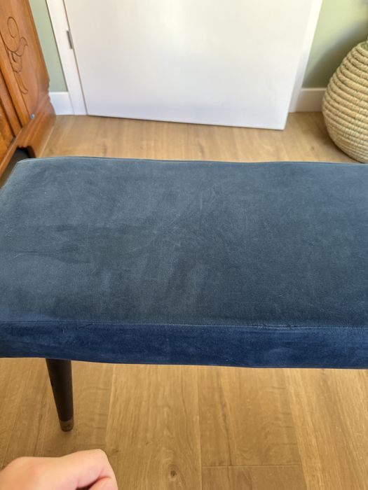 Westwing ławeczka welurowa