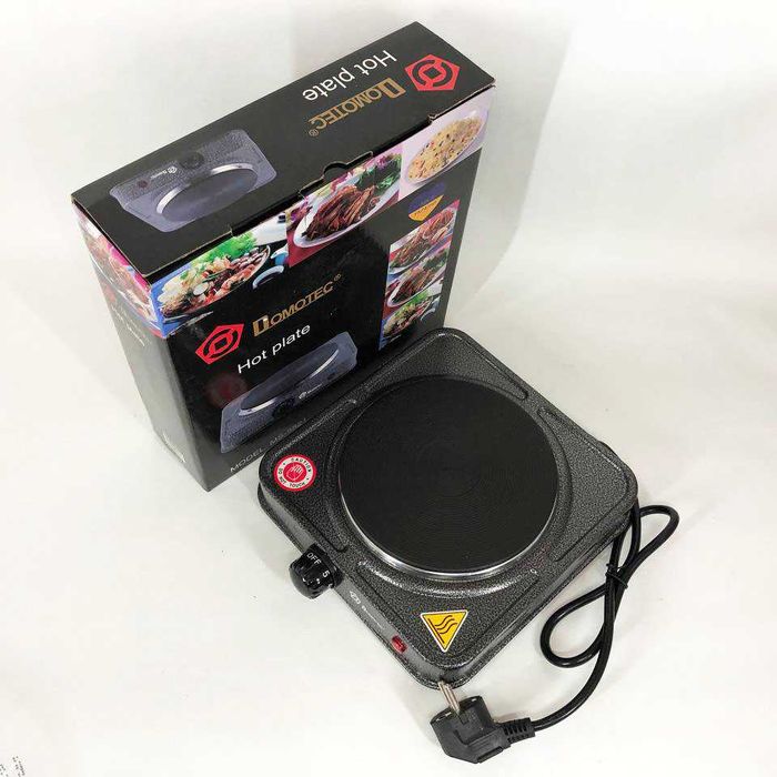 Електроплита настільна DOMOTEC, электро плита. Плитка електрична 1000W