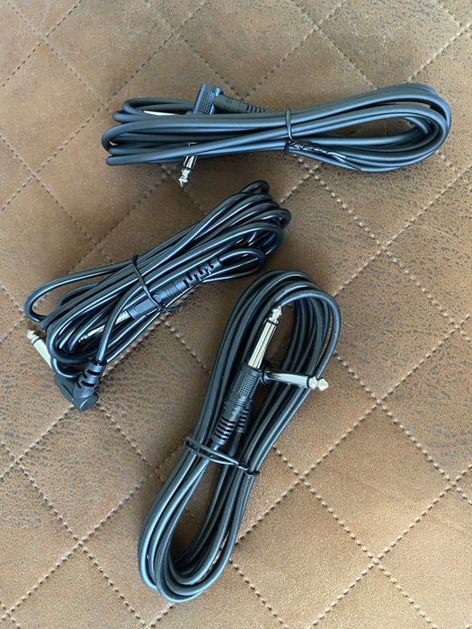 3 nowe kable gitarowe 3 metrowe.