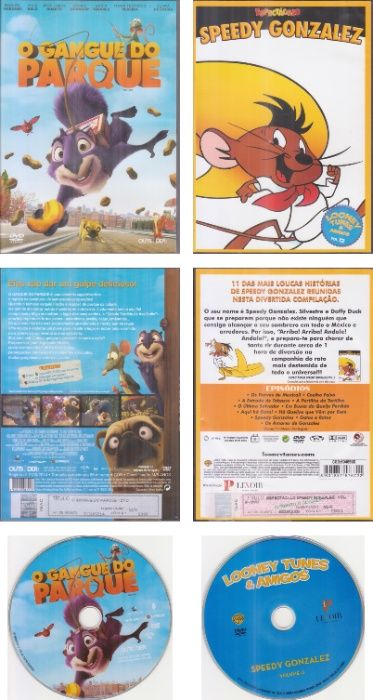 DVD’s – Animação, Documentários