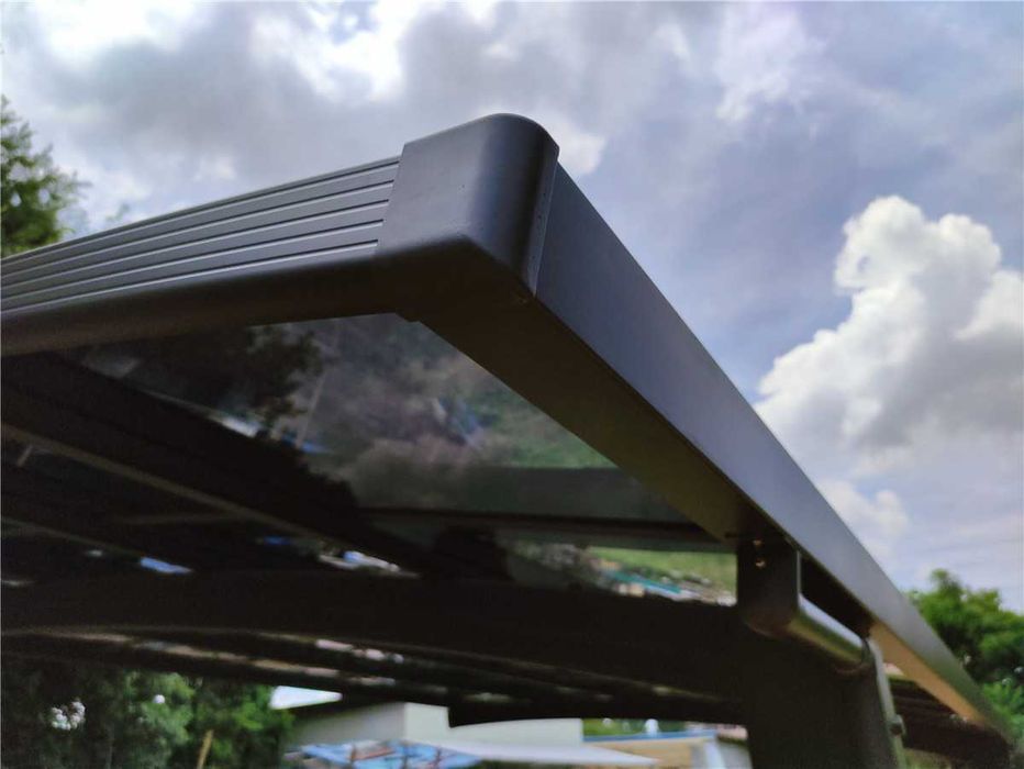 Wiata samochodowa garażowa 3x5,5 m Carport aluminium na jeden samochód