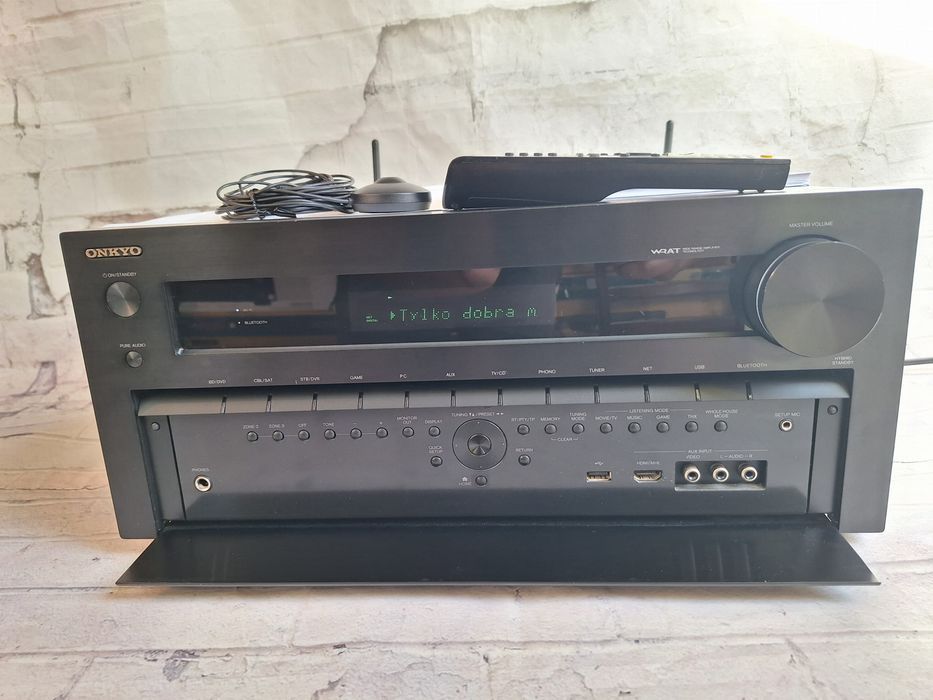 Mocny Onkyo Tx-nr838 Wi-Fi BT 4k 60p Atmos vision THX Spotify