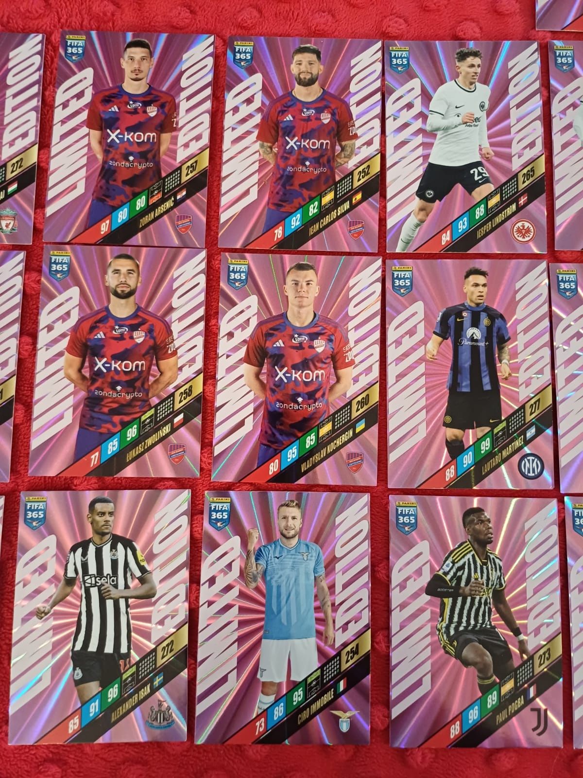 Nowej karty piłkarskie panini FIFA 365 Adrenalyn