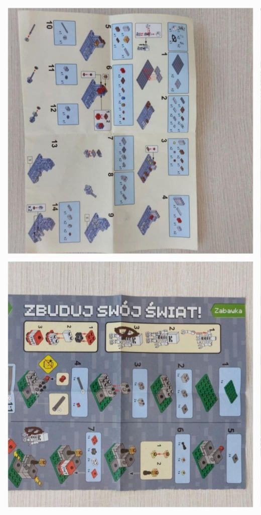 Klocki Lego Minecraft / 2 zestawy