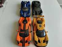 Złom modelarski 4 x Ford GT, Revell, Tamiya