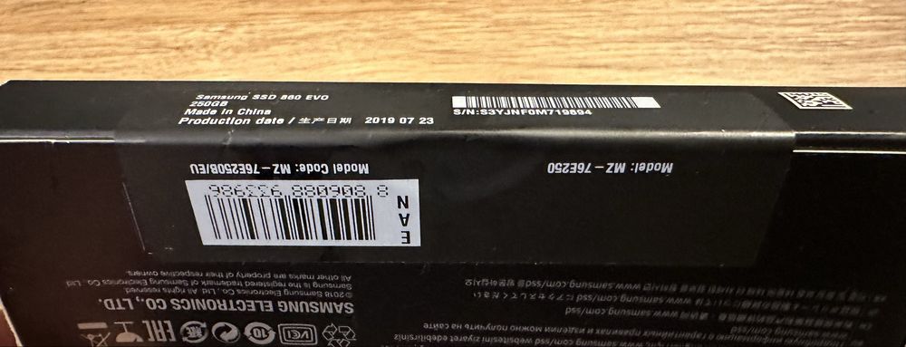 Dysk SSD Samsung 860 EVO 250GB SSD MZ-76E250