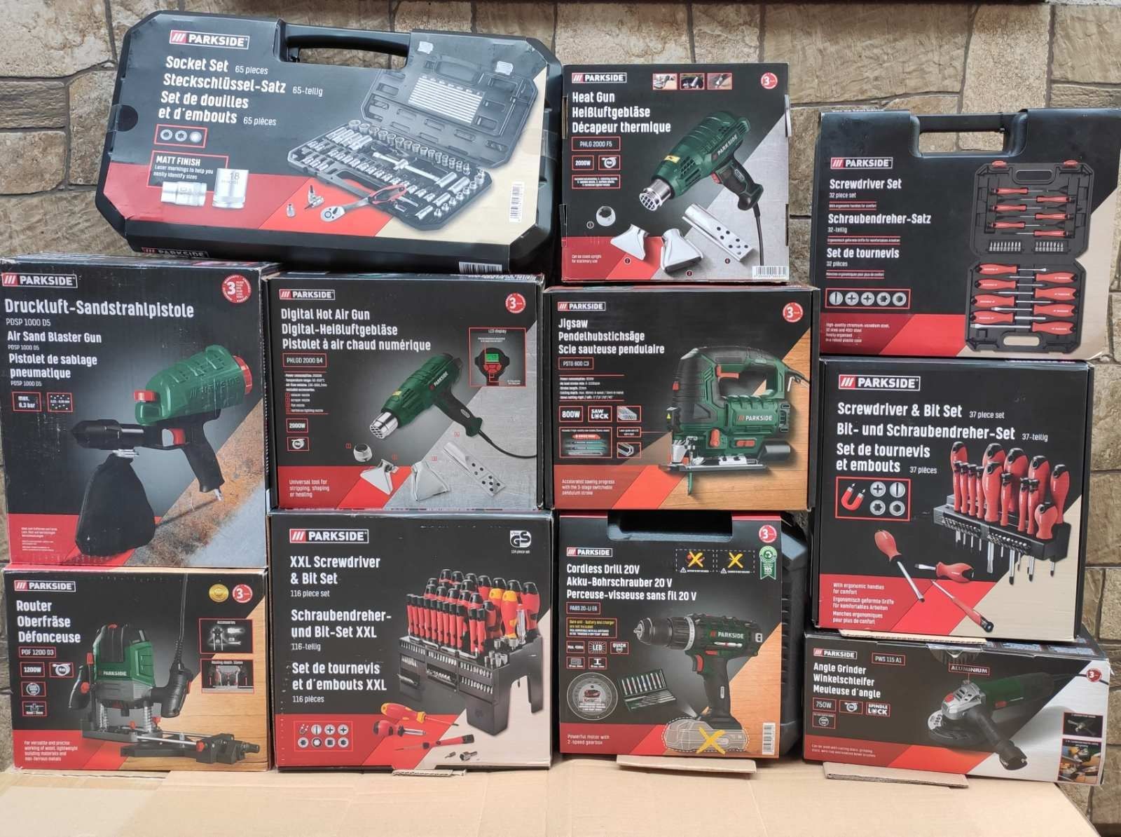 Будівельний промисловий фен  PARKSIDE PHLG 2000 F5 B4 2000 Вт.