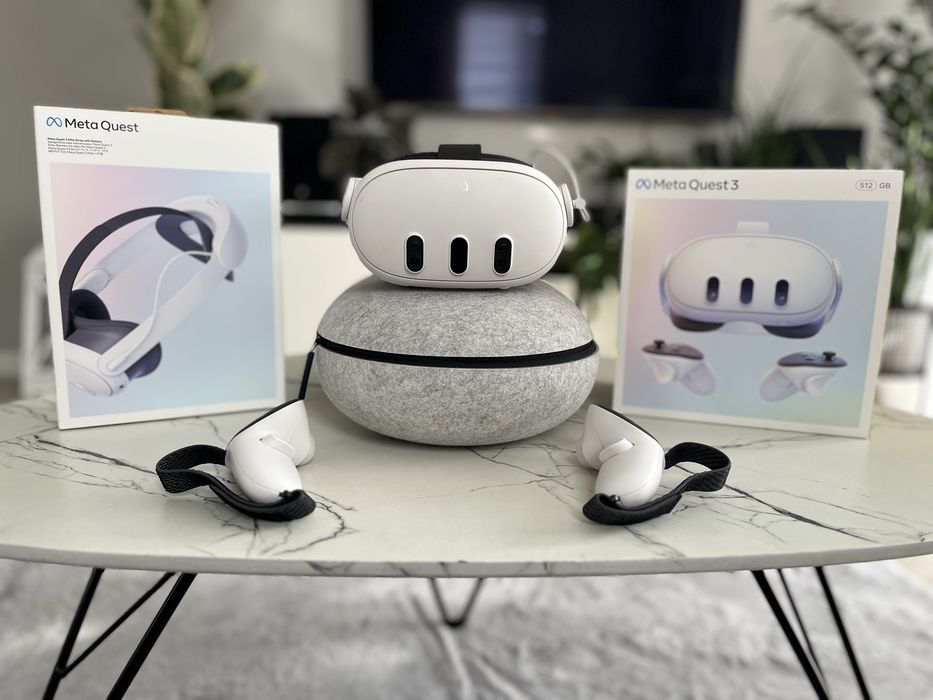Gogle VR Meta Quest 3 w wersji 512 GB z akcesoriami