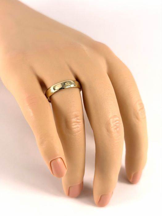 Złota obrączka rozmiar 17