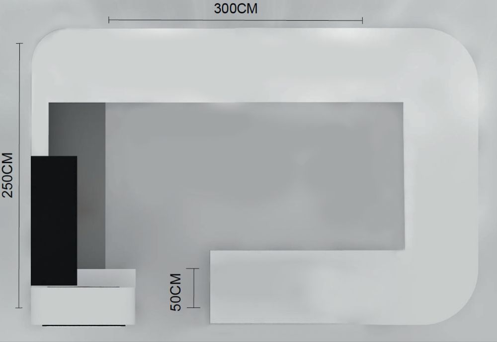 Quiosque comercial 3x2,5m - Usado em Ótimo Estado (3u disponíveis)