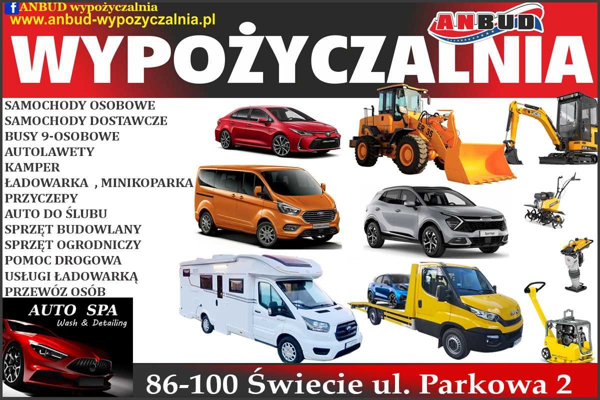 Wypożyczalnia samochodów Osobowych , Dostawczych , Busów , Autolaweta