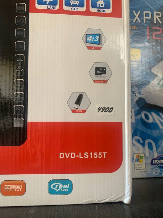 Портативный телевизор DVD плеер LS 105T с тюнером DVB-T2 экран 11"