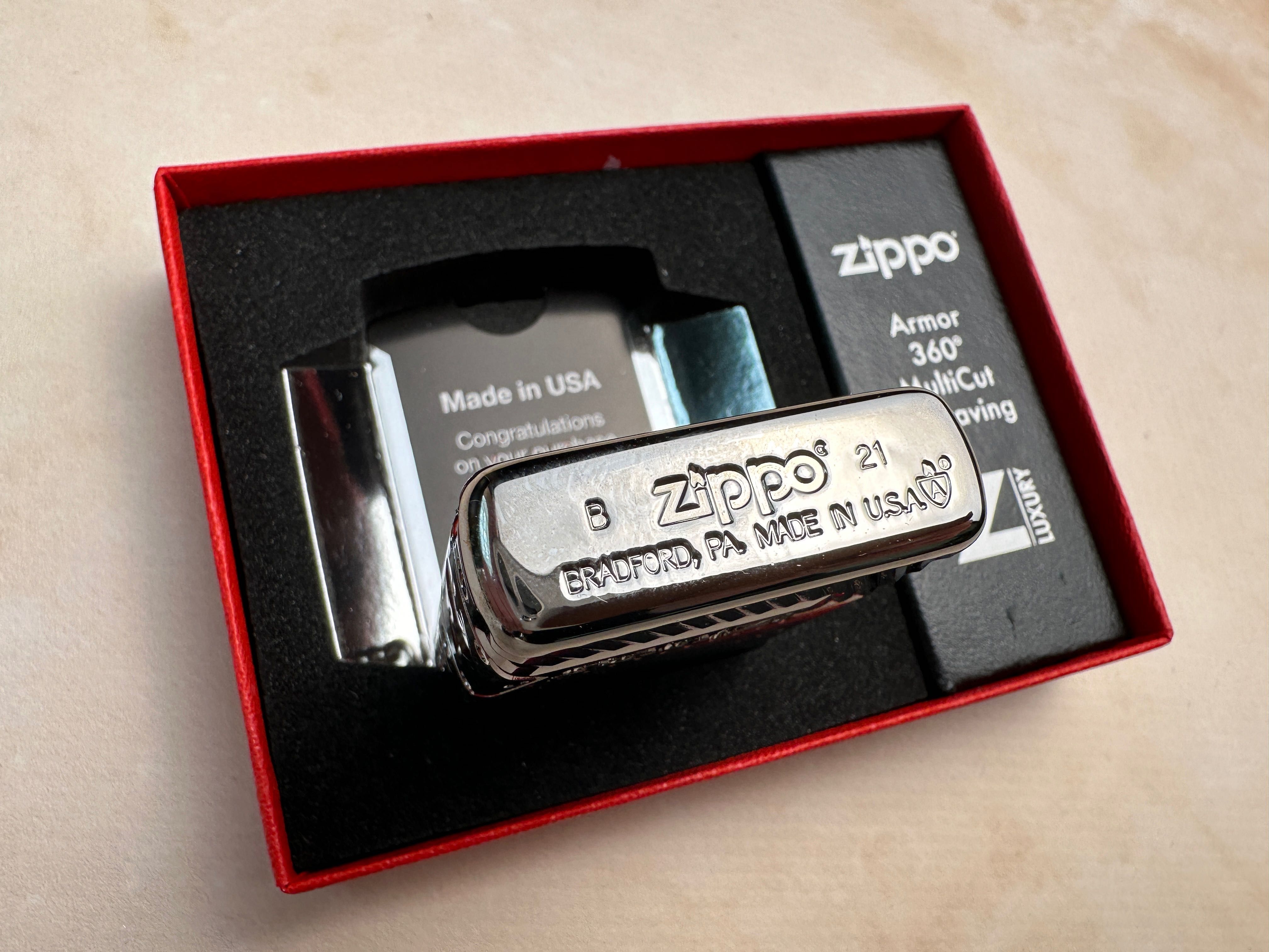 Новая зажигалка Zippo 29672 Bolts Design оригинал подарок