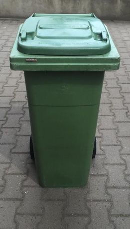 120L Pojemnik Kubeł Kosz na śmieci odpady NOWY Zielony