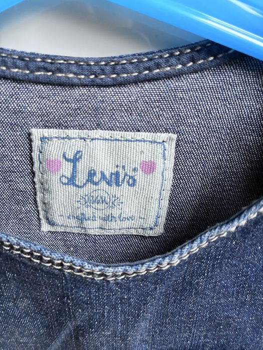 Sukienka jeansowa Levi’s 92 granatowa
