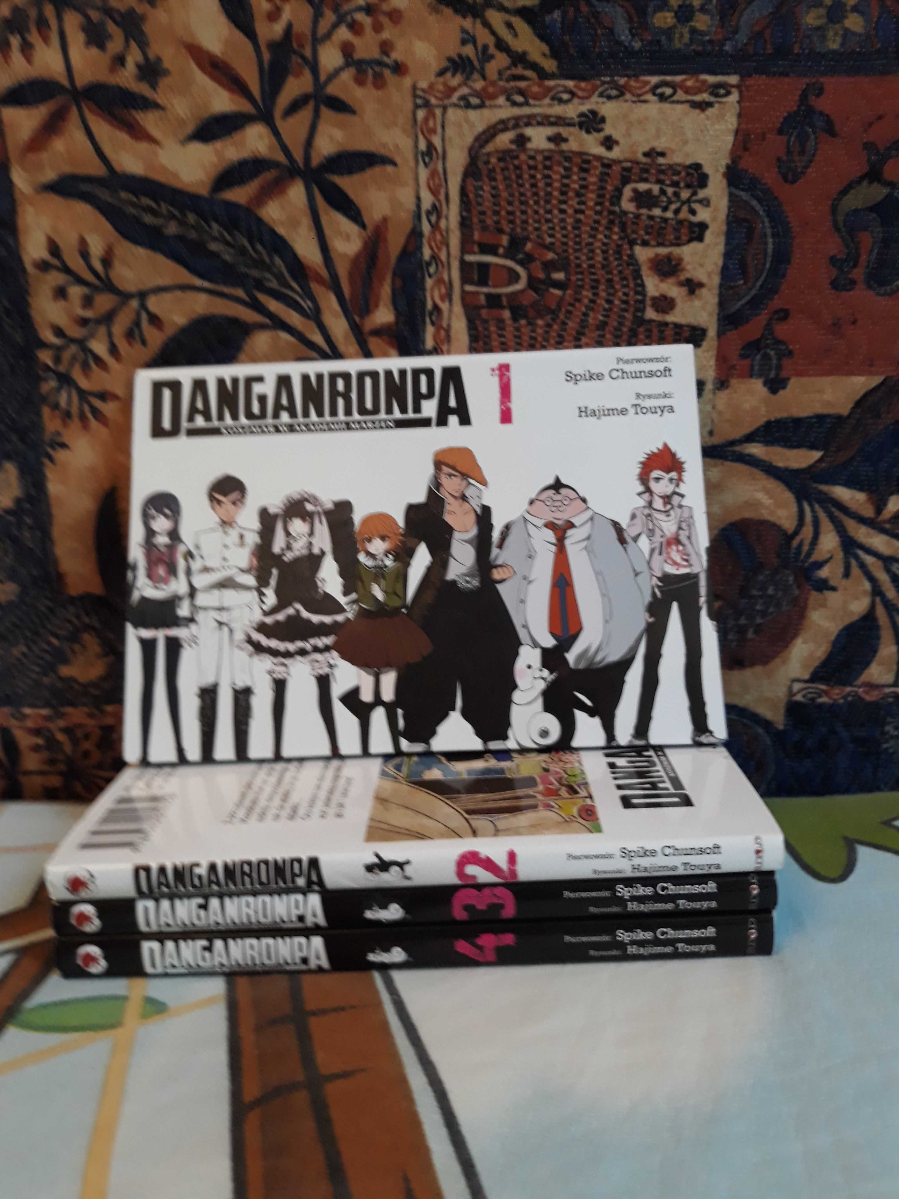 Danganronpa 1-4 manga/mangi