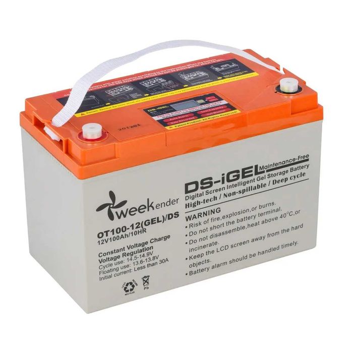 Аккумулятор 100Ач 12/24v гелевый/литий-феррум (LiFePO4). с гарантией